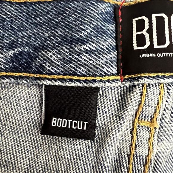 BDG Urban Outfitters Bootcut Jeans Women 31 Distressed Denim Streetwear - Picture 5 of 16